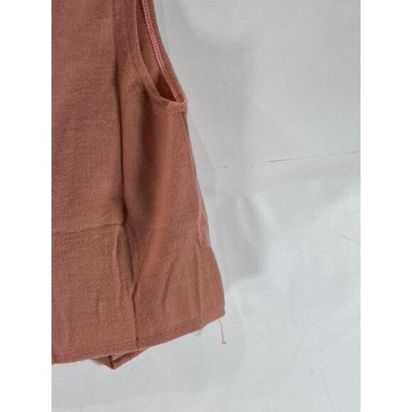 HELEN SUE Women's Rust Vintage Five-Button Sleeveless Vest SZ M - Picture 6 of 8
